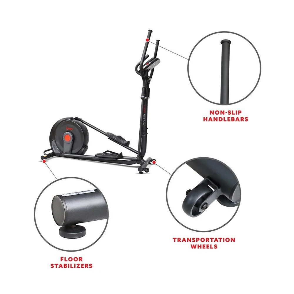 商品Sunny Health & Fitness|Power Stride Advanced Elliptical Machine, Sf-E321006,价格¥10186,第5张图片详细描述