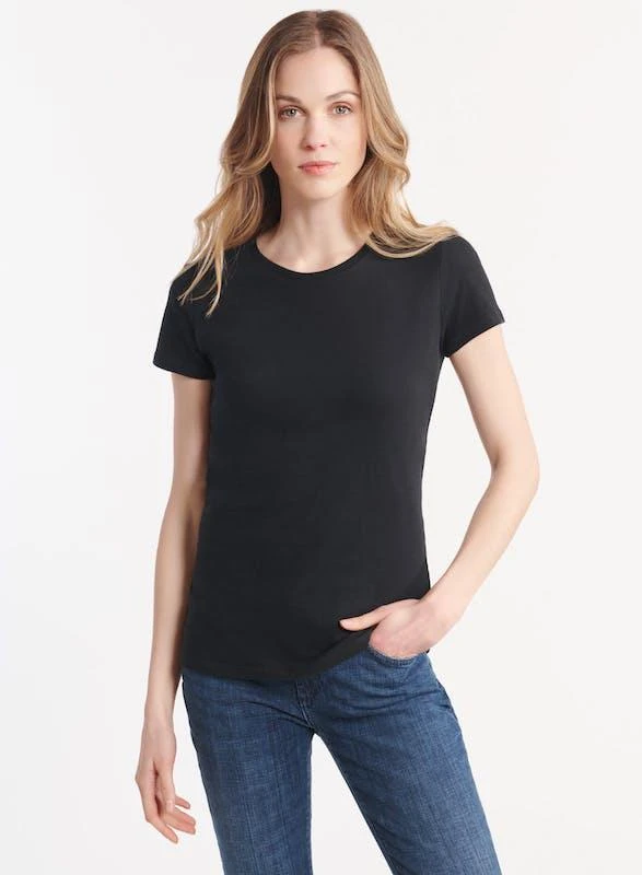 商品Majestic|Deluxe Cotton Short Sleeve Crew Neck T-Shirt,价格¥752,第1张图片详细描述