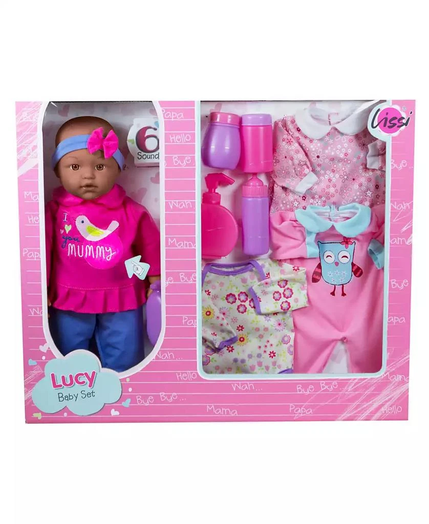 商品Redbox|Lissi Dolls 15" African American Baby Doll Set with Clothes and Accessories,价格¥210,第5张图片详细描述