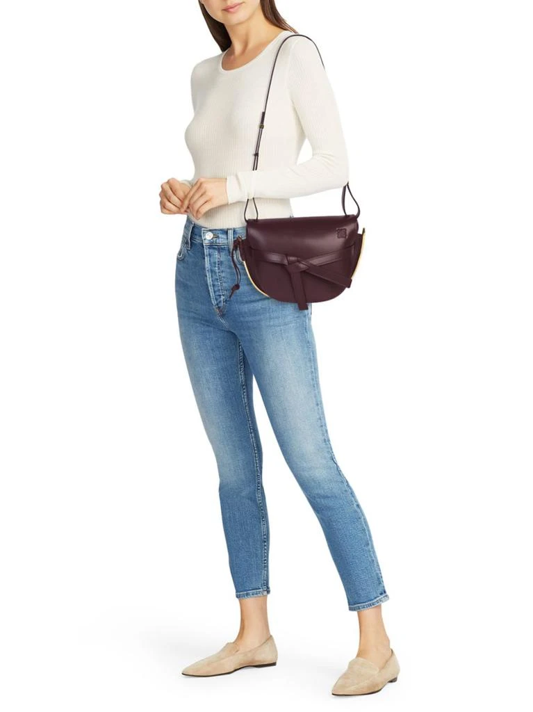 商品Loewe|Small Gate Leather Saddle Bag,价格¥10417,第2张图片详细描述