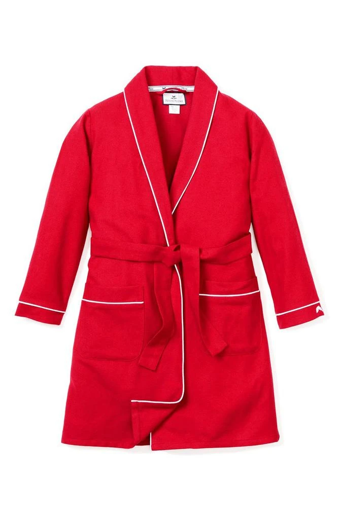 商品Petite Plume|Kids' Red Flannel Robe,价格¥109,第2张图片详细描述