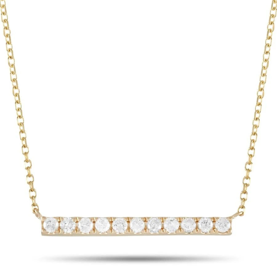 商品LB Exclusive|14K Yellow Gold 0.25 ct Diamond Pendant Necklace,价格¥3884,第1张图片