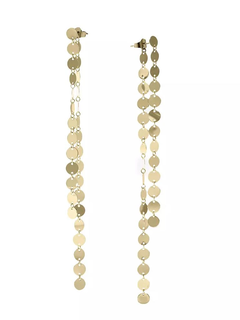 商品LANA|14K Yellow Gold Disc Drop Earrings,价格¥6696,第1张图片