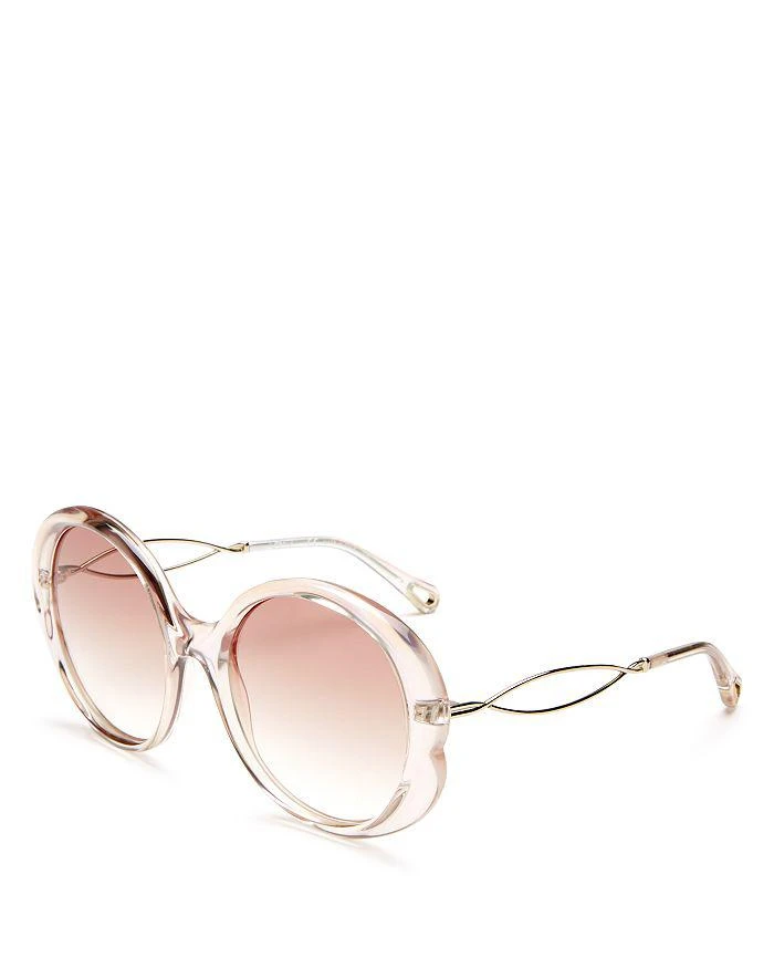 商品Chloé|Women's Rubie Round Sunglasses, 57mm,价格¥2616,第3张图片详细描述