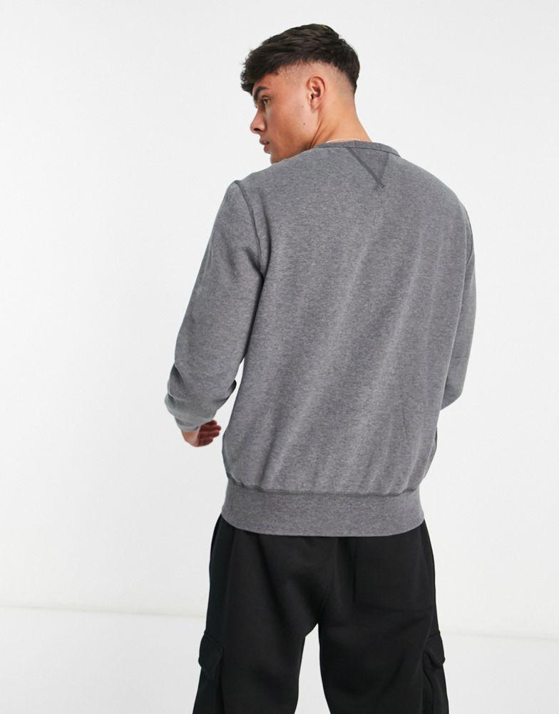 商品Ralph Lauren|Polo Ralph Lauren icon logo fleece sweatshirt in dark grey marl,价格¥1235,第5张图片详细描述