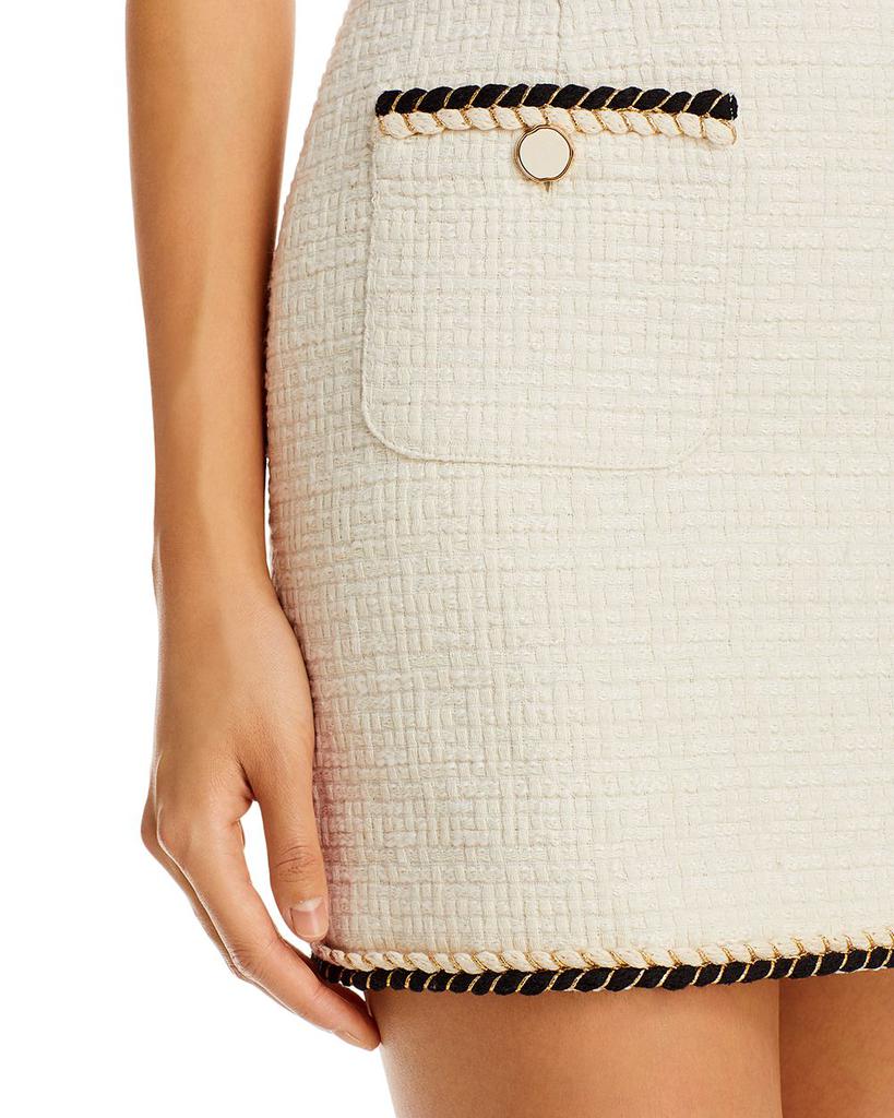 Braided Trim Tweed Mini Skirt - 100% Exclusive商品第5张图片规格展示