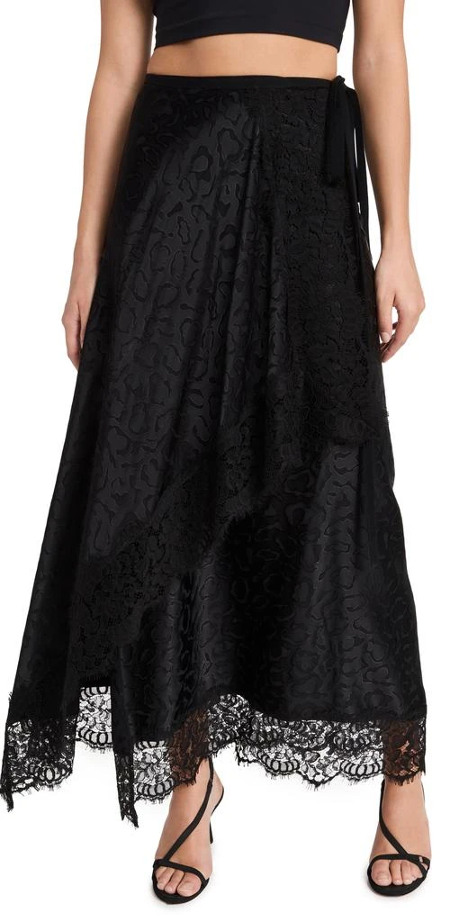 商品ROSETTA GETTY|Rosetta Getty 花边缠绕半身裙,价格¥1688,第1张图片