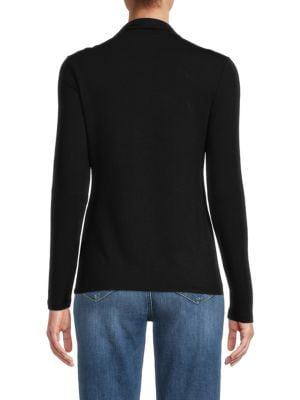 商品Tahari|Long Sleeve Mockneck Top,价格¥216,第4张图片详细描述