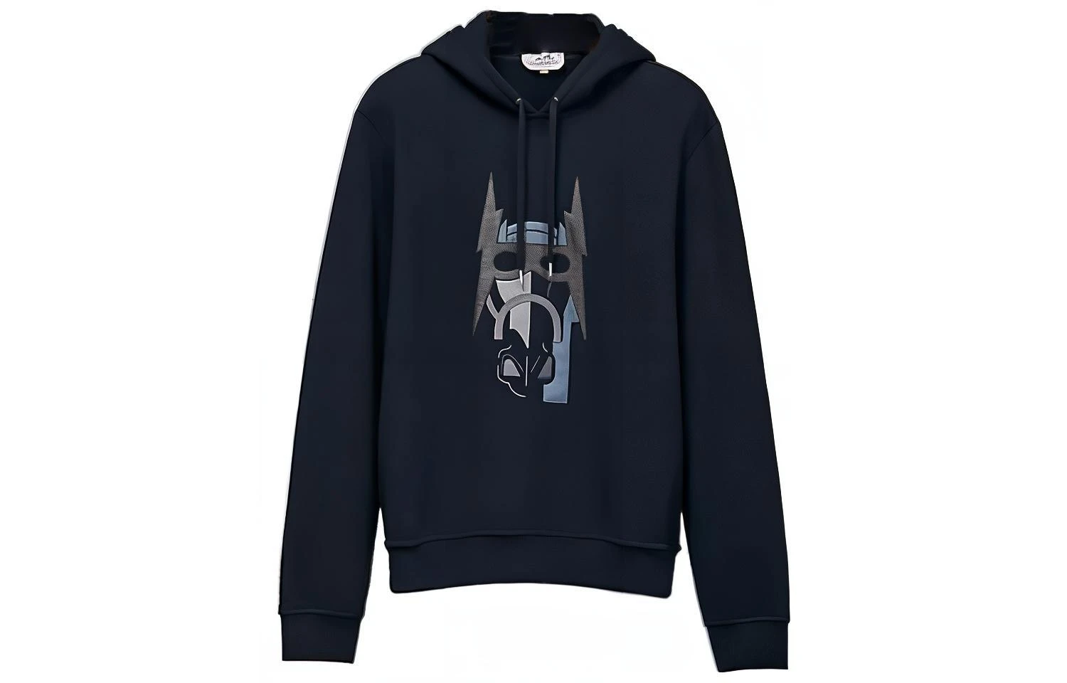 商品[国内直发] Hermes|FW22 马头图案印花连帽卫衣 男款 海军蓝,价格¥6299,第1张图片