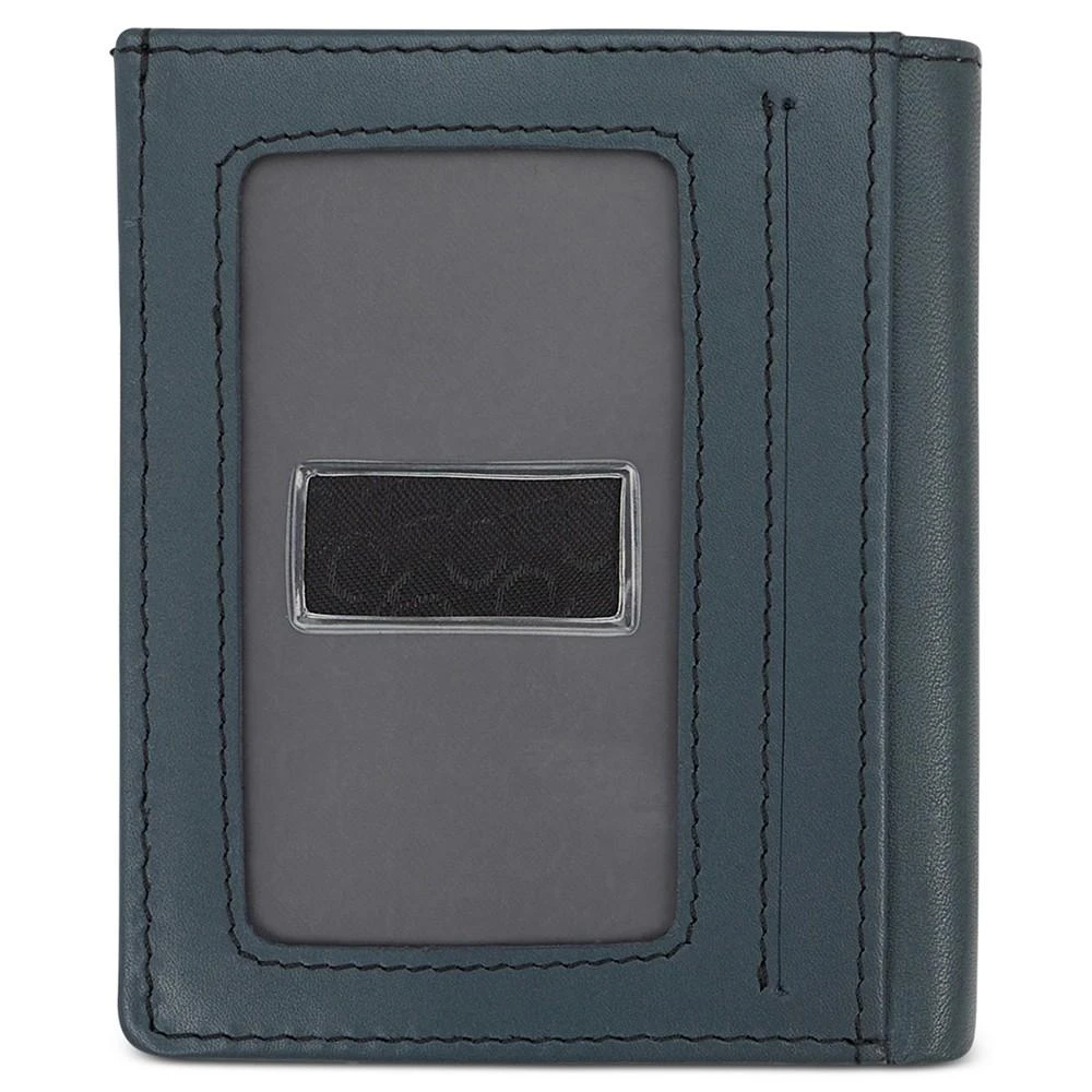 商品Calvin Klein|Men's Leather Colorblocked RFID Duofold Wallet,价格¥137,第4张图片详细描述