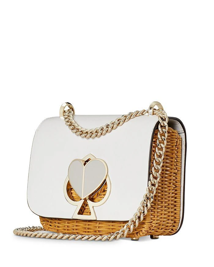 商品Kate Spade|Nicola Wicker Twist-Lock 链条单肩包,价格¥1357,第4张图片详细描述