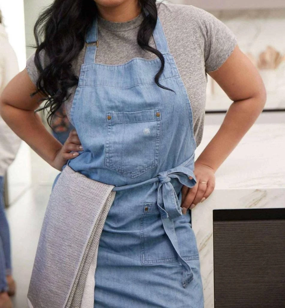 商品Kaf Home|Kaf Home - Denim Adult Apron,价格¥251,第2张图片详细描述