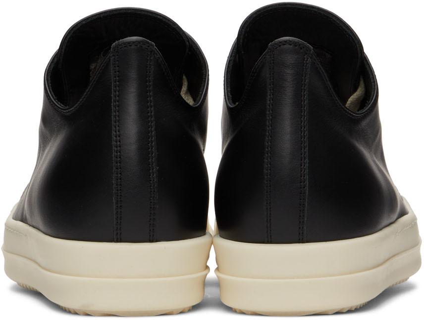 Black Calfskin Low Sneakers商品第2张图片规格展示