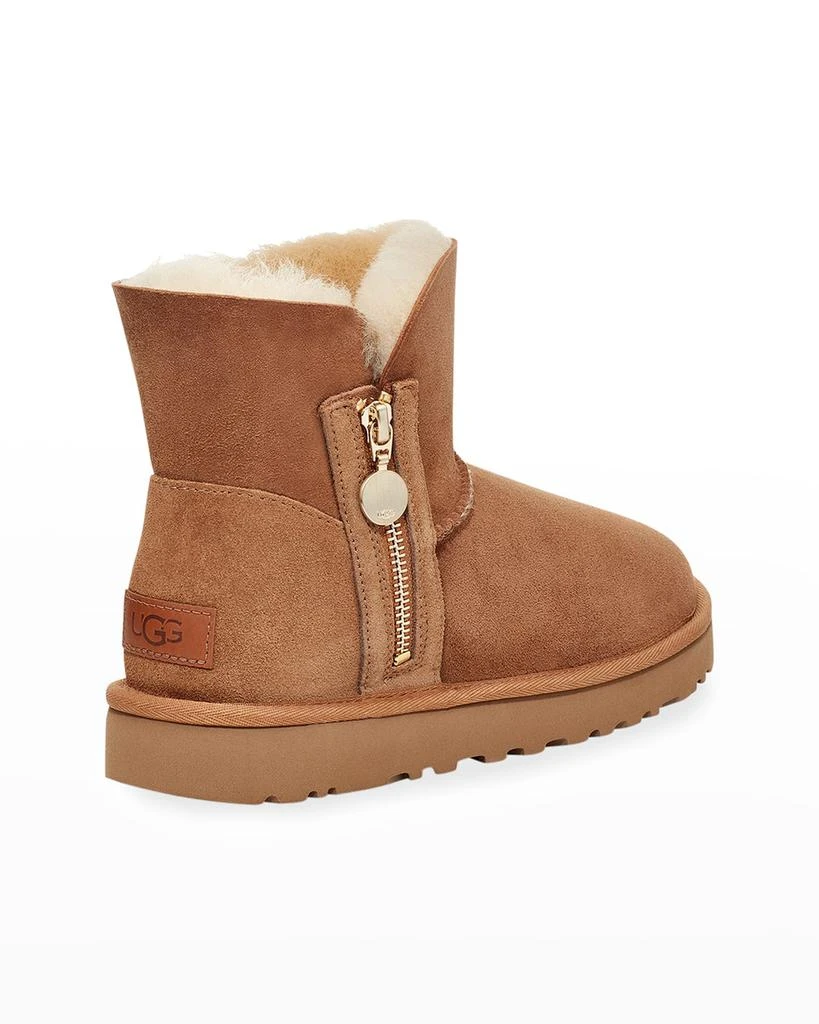 商品UGG|UGG黑色侧面拉链款雪地靴,价格¥603,第3张图片详细描述