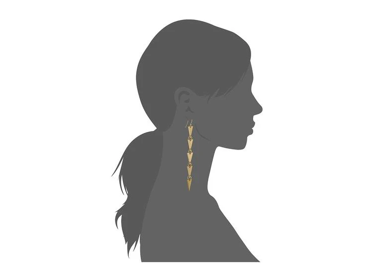 商品Vanessa Mooney|The Dakota Earrings,价格¥281,第2张图片详细描述
