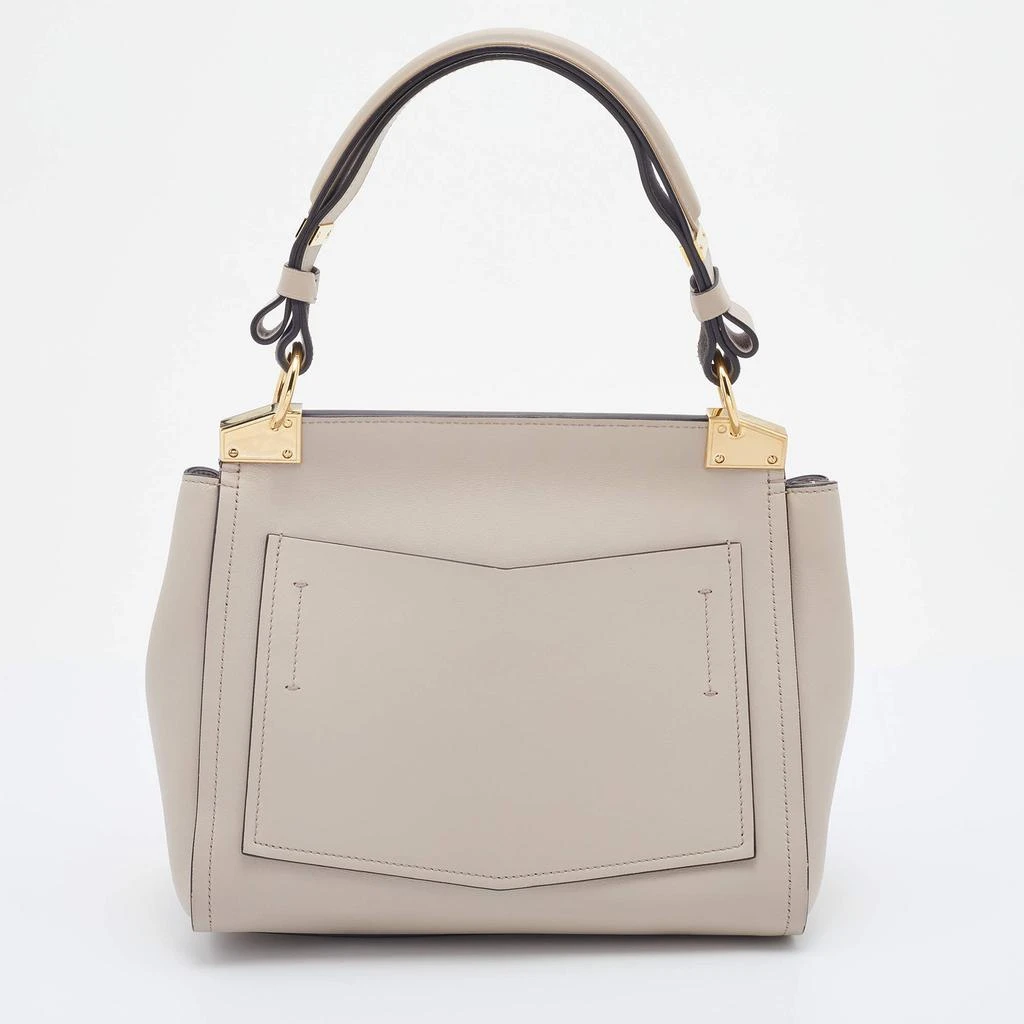 商品[二手商品] Givenchy|Givenchy Light Beige Leather Small Mystic Foldover Top Handle Bag,价格¥5404,第4张图片详细描述