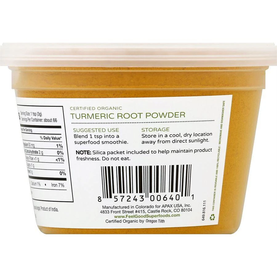 商品Feel Good Superfoods|姜黄粉,价格¥149,第4张图片详细描述