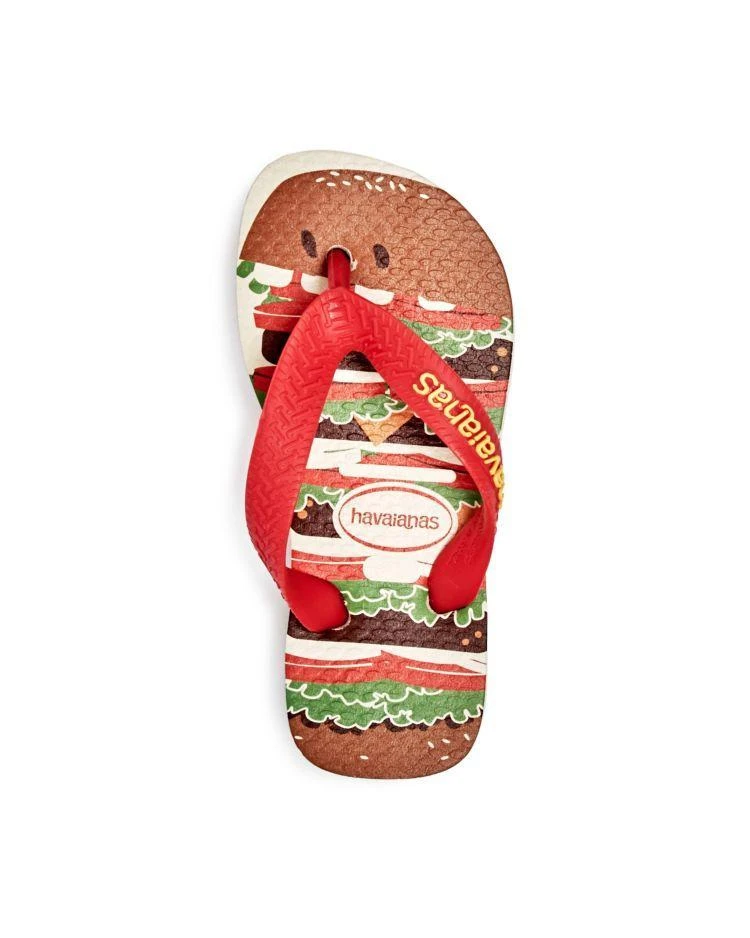 商品Havaianas|男孩(幼儿/小童)Boys' Fast Food Flip-Flops - Walker, Toddler, Little Kid,价格¥141,第2张图片详细描述