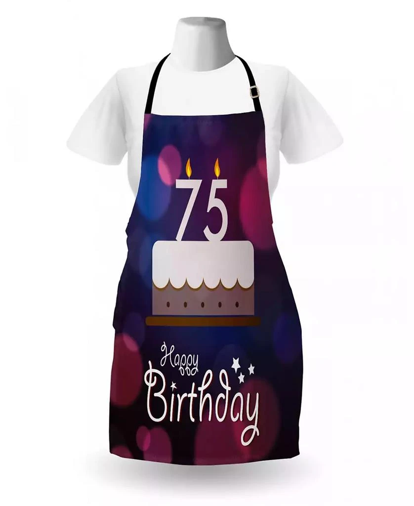 商品Ambesonne|75th Birthday Apron,价格¥417,第2张图片详细描述