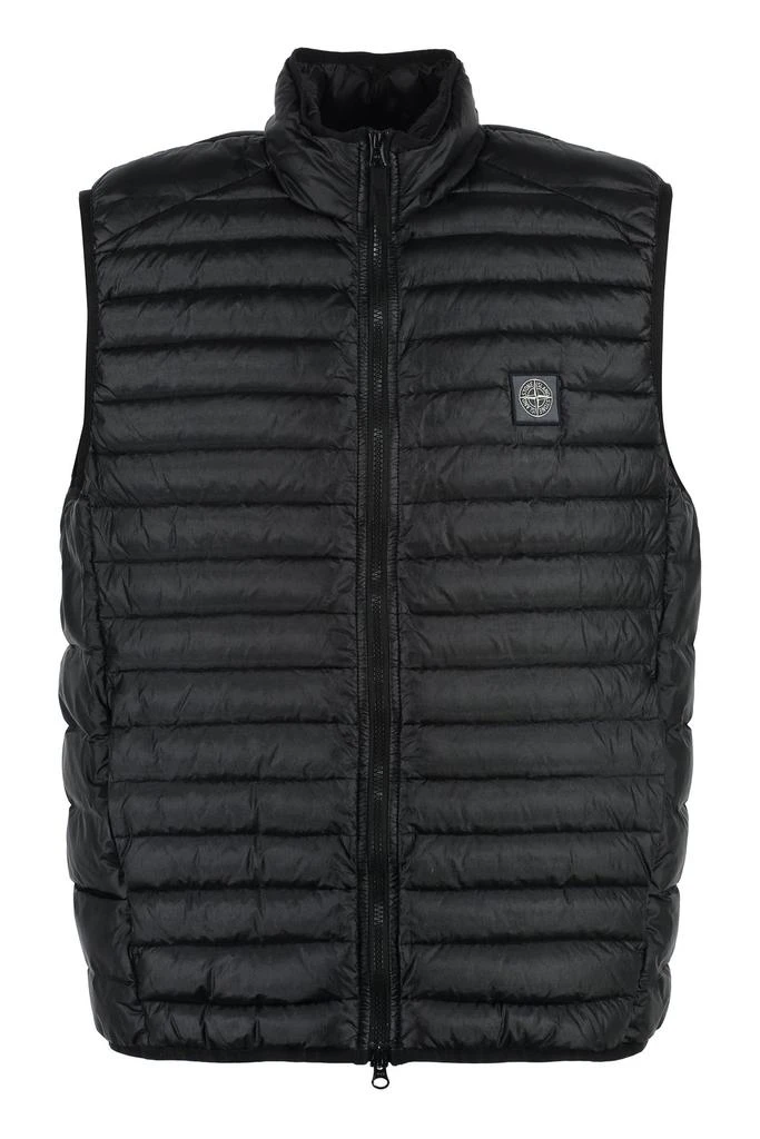 商品Stone Island|Stone Island Padded Logo-Patch Quilted Gilet,价格¥3931,第1张图片