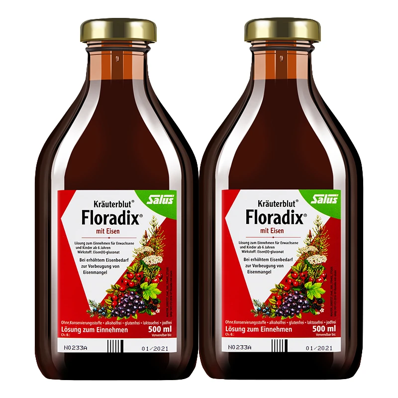 商品Floradix|Floradix /德国铁元孕妇孕期补铁剂女性补铁口服液铁元素铁500ml,价格¥199,第1张图片