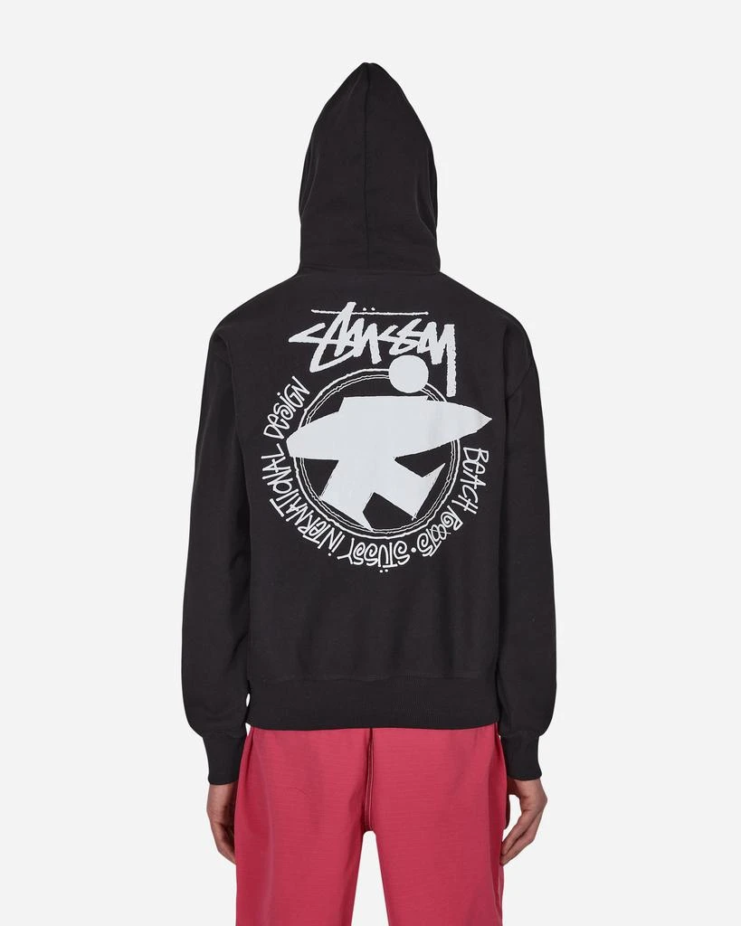 商品STUSSY|Beach Roots Hooded Sweatshirt Black,价格¥565,第3张图片详细描述