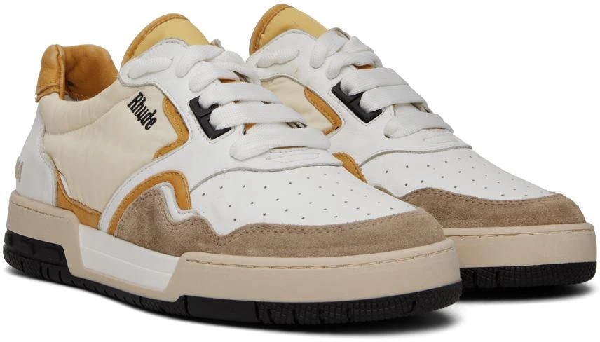 商品Rhude|Beige Racing Sneakers,价格¥1307,第4张图片详细描述
