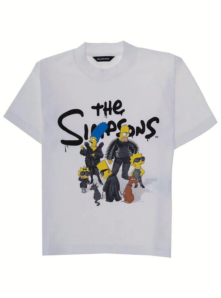 商品Balenciaga|Balenciaga Kids The Simpsons Printed T-Shirt,价格¥819,第1张图片