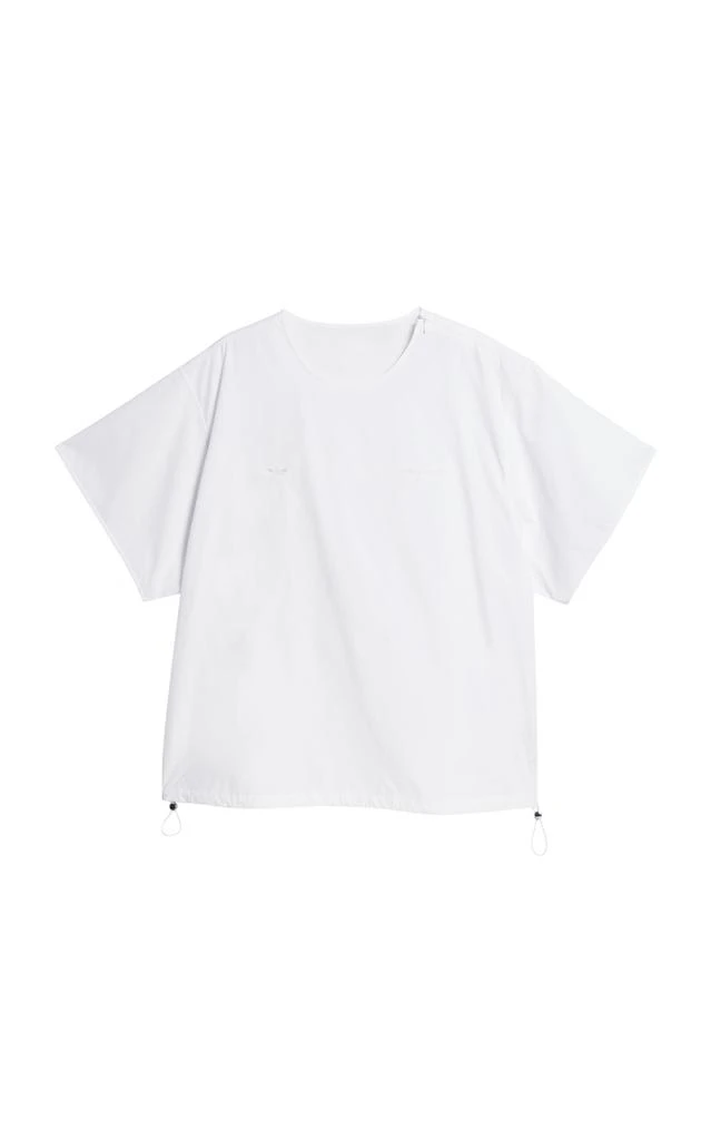 商品Adidas|Adidas x Wales Bonner - Cotton-Poplin T-Shirt - White - XS - Moda Operandi,价格¥1899,第1张图片