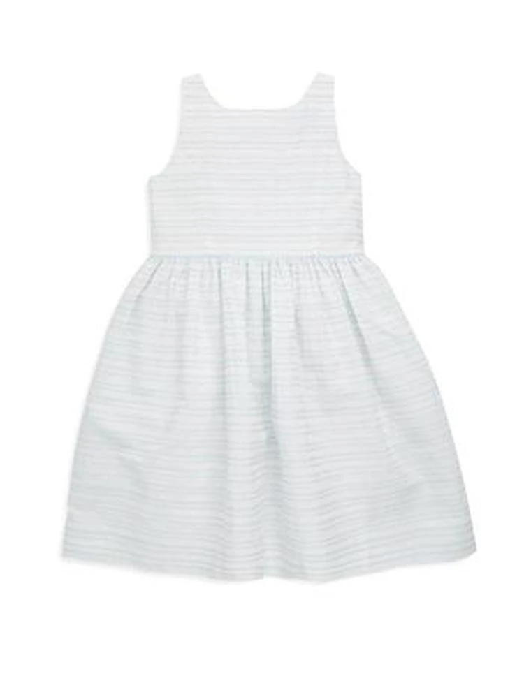 商品Ralph Lauren|Ralph Lauren - Toddler's, Little Girl's & Girl's Cutout Fit-And-Flare Dress,价格¥322,第1张图片