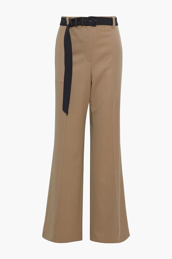 商品Brunello Cucinelli|Bead-embellished belted wool wide-leg pants,价格¥4675,第1张图片