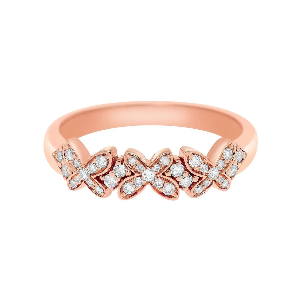 商品Mimi Milano|Mimi Milano Freevola 18K Rose Gold, Diamond Band Ring AXM370R8B-parent,价格¥1994,第1张图片