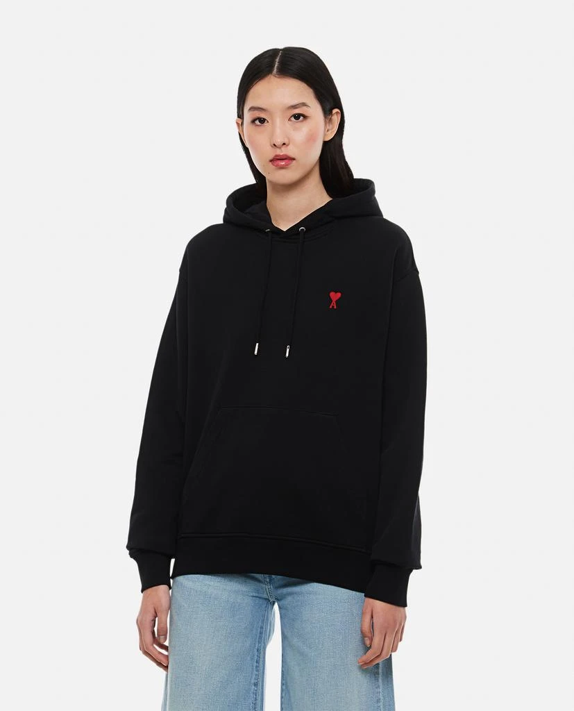 商品AMI|AMI DE COEUR ORGANIC COTTON HOODIE,价格¥2559,第1张图片