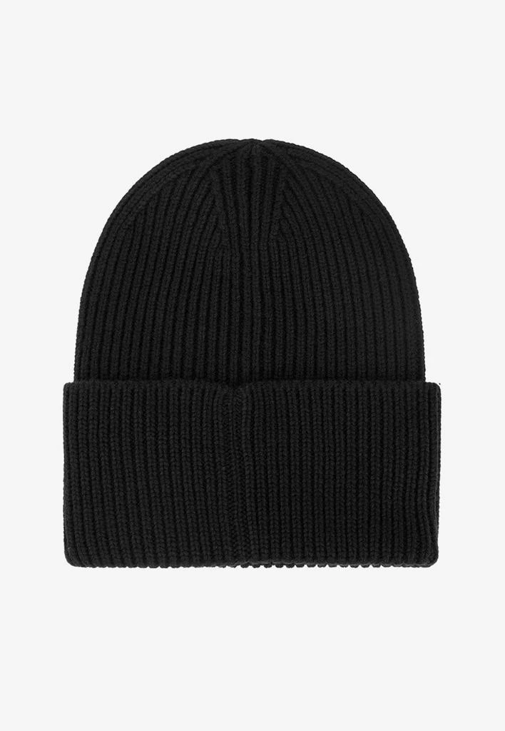 商品Versace|Safety Pin Ribbed Beanie,价格¥2163,第2张图片详细描述