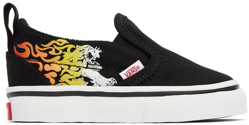 商品Vans|Baby Black Slip-On V Sneakers,价格¥184,第1张图片