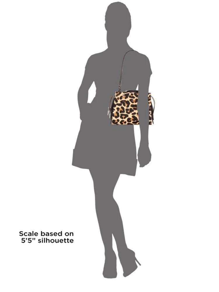 商品Coach|Leopard Print Leather & Calf Hair Satchel,价格¥2076,第3张图片详细描述