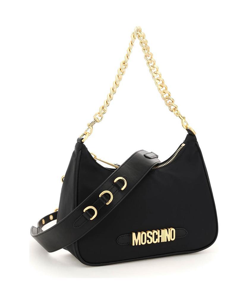 商品Moschino|Nylon Hobo Bag With Logo,价格¥2964,第7张图片详细描述