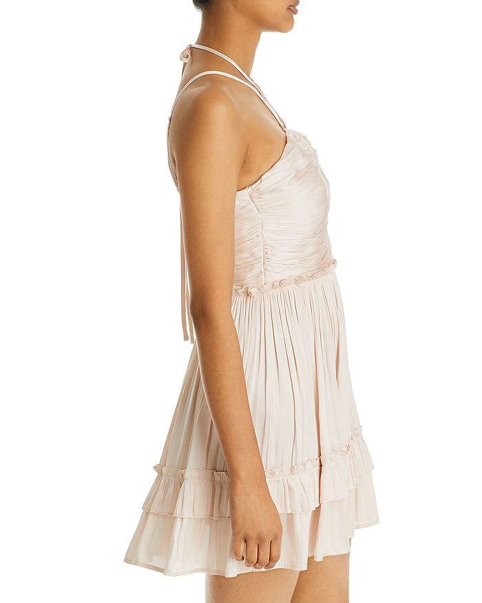 商品AQUA|Strappy Ruched Mini Dress - 100% Exclusive,价格¥222,第5张图片详细描述