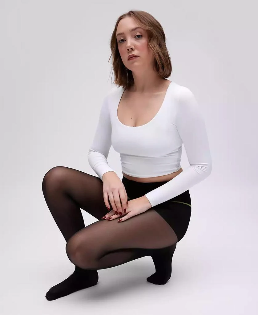 商品Sheertex|Women's Stubbornly Strong Super Sheer Tights,价格¥149,第5张图片详细描述
