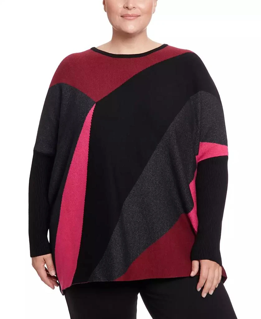 商品Joseph A|Plus Size Crewneck Poncho Sweater,价格¥297,第1张图片