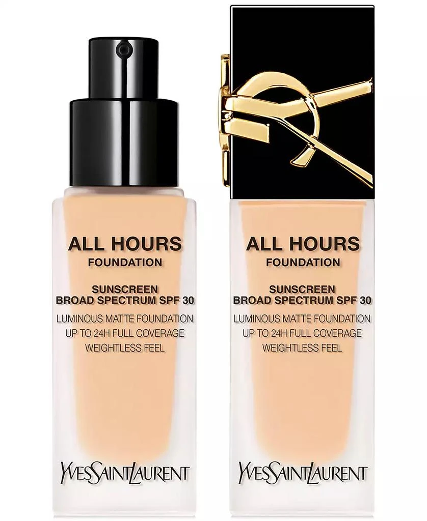 商品Yves Saint Laurent|All Hours Luminous Matte Foundation SPF 30,价格¥481,第1张图片