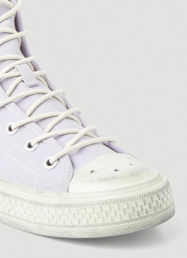 Ballow High Top Tumbled Sneakers in Lilac 商品