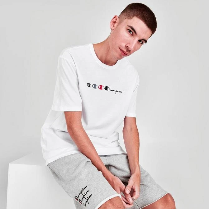 商品CHAMPION|Men's Champion Triple Logo T-Shirt,价格¥75,第1张图片