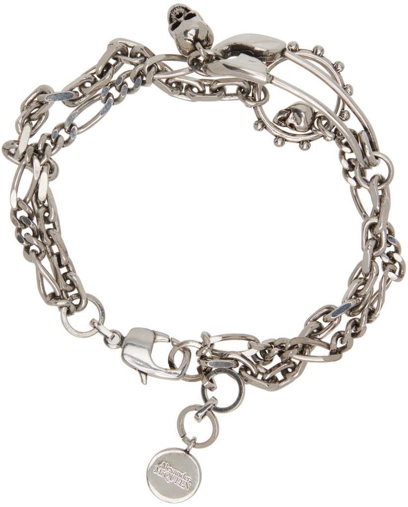 商品Alexander McQueen|Silver Safety Pin Bracelet,价格¥1582,第4张图片详细描述