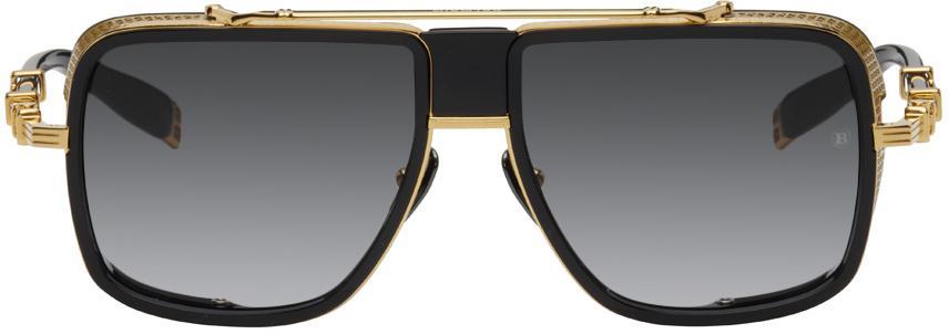 商品Balmain|Gold Akoni Edition O.R. Sunglasses,价格¥9008,第1张图片