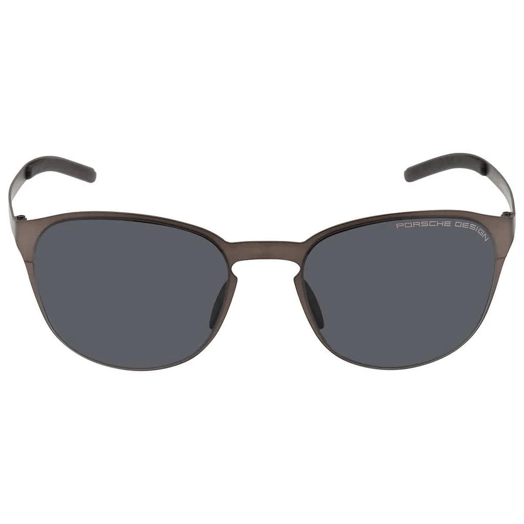 商品Porsche Design|Grey Blue Oval Unisex Sunglasses P8666 B 55,价格¥605,第2张图片详细描述