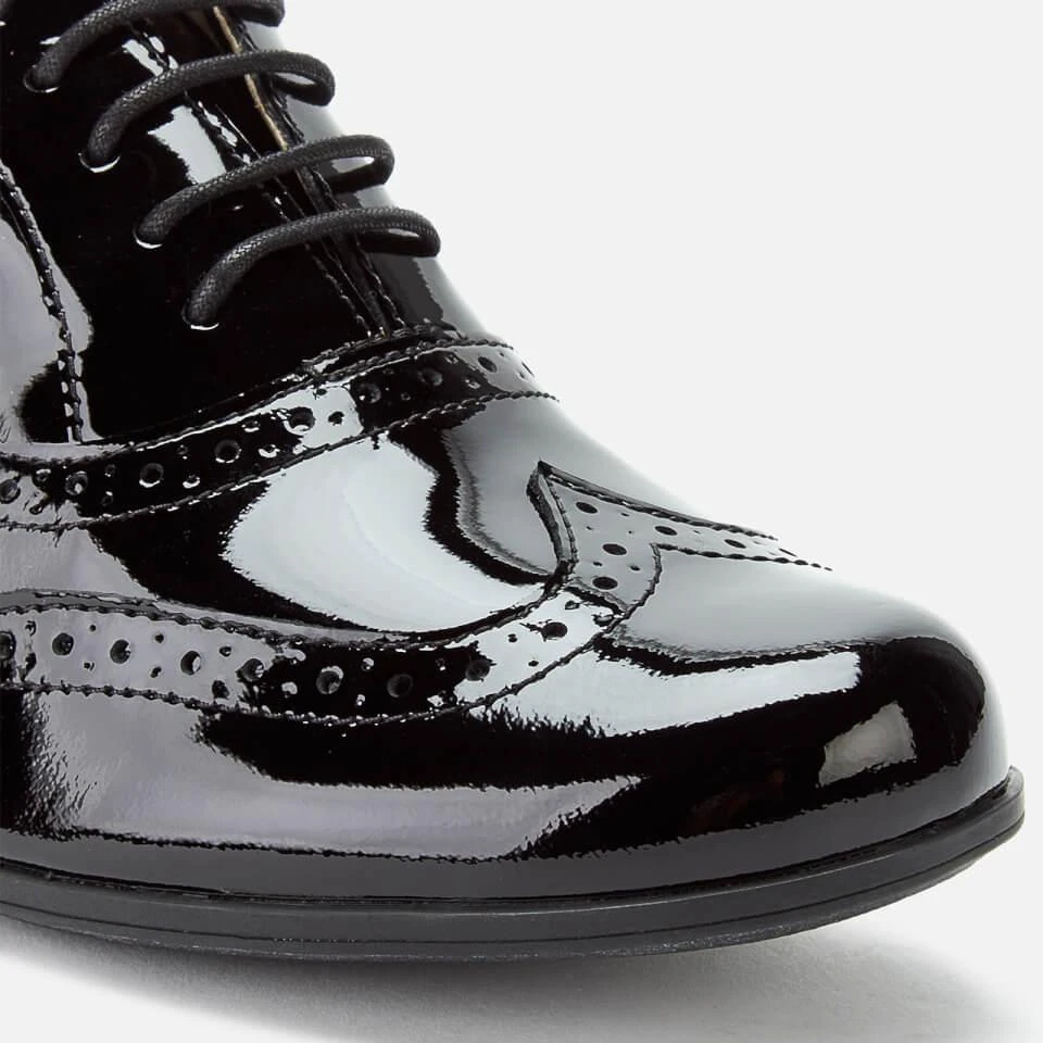 商品Clarks|CLARKS WOMEN'S HAMBLE PATENT BROGUES - BLACK,价格¥386,第4张图片详细描述