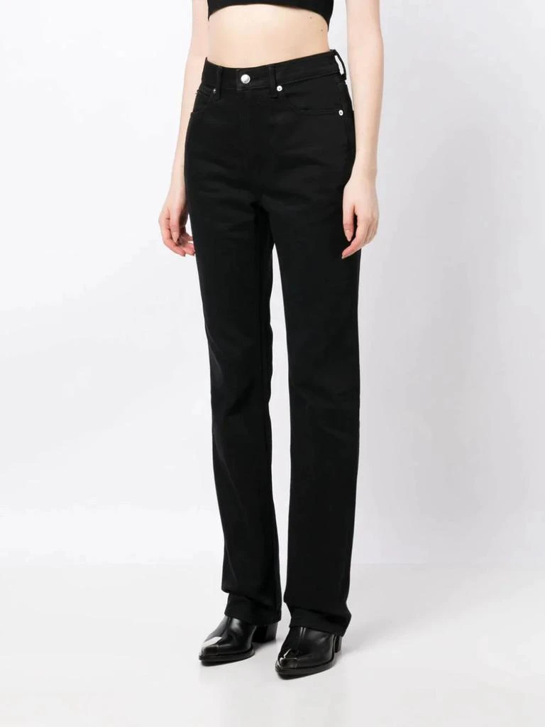 商品Alexander Wang|ALEXANDER WANG WOMEN FLY HIGH-RISE STACKED JEAN,价格¥1457,第1张图片