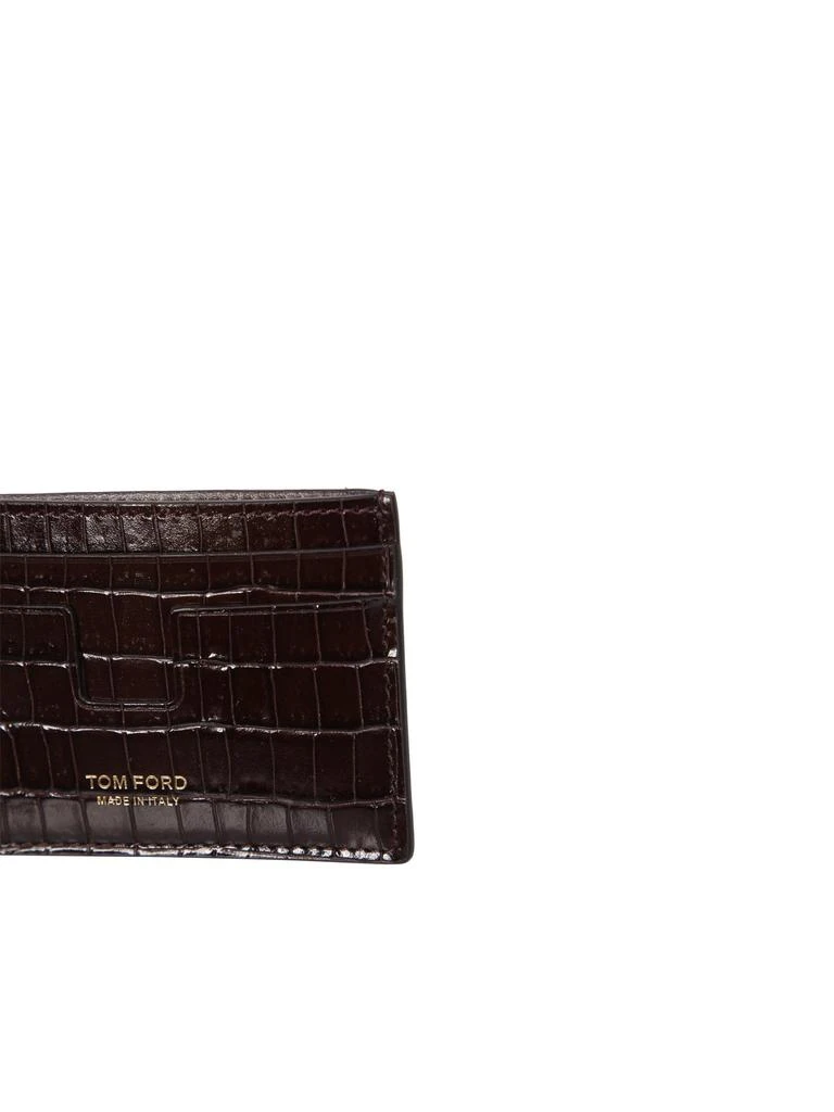 商品Tom Ford|TOM FORD SLIM MODEL TOM FORD LEATHER CARDHOLDER; AN INDISPUTABLE MUST-HAVE FOR LOVERS OF THE MAISON,价格¥1744,第3张图片详细描述