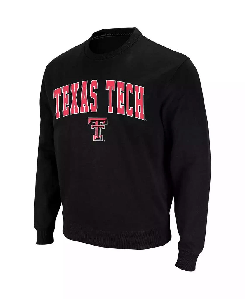商品Colosseum|Men's Texas Tech Red Raiders Arch and Logo Crew Neck Sweatshirt,价格¥298,第5张图片详细描述